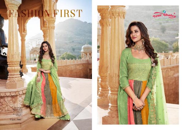 Your Choice Gajal Nyra Cut Georgette Designer Salwar Suit Collection